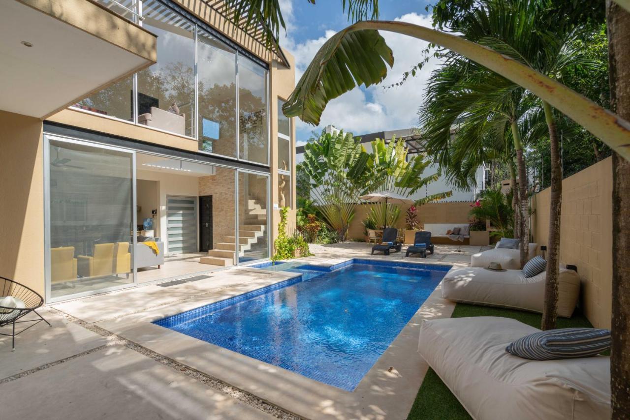 Tulum Private Modern Villa-Pool Beds-Ac-Internet-Parking-Grill Экстерьер фото