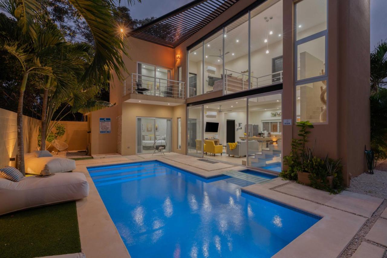 Tulum Private Modern Villa-Pool Beds-Ac-Internet-Parking-Grill Экстерьер фото
