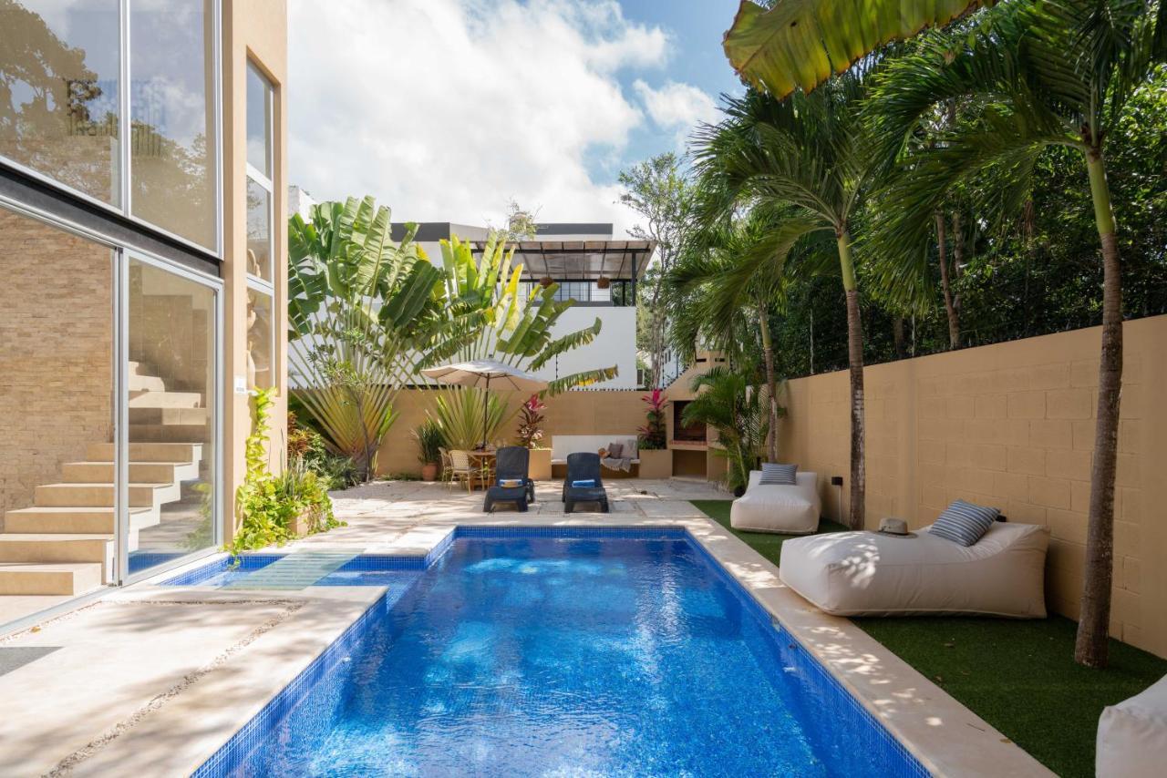 Tulum Private Modern Villa-Pool Beds-Ac-Internet-Parking-Grill Экстерьер фото