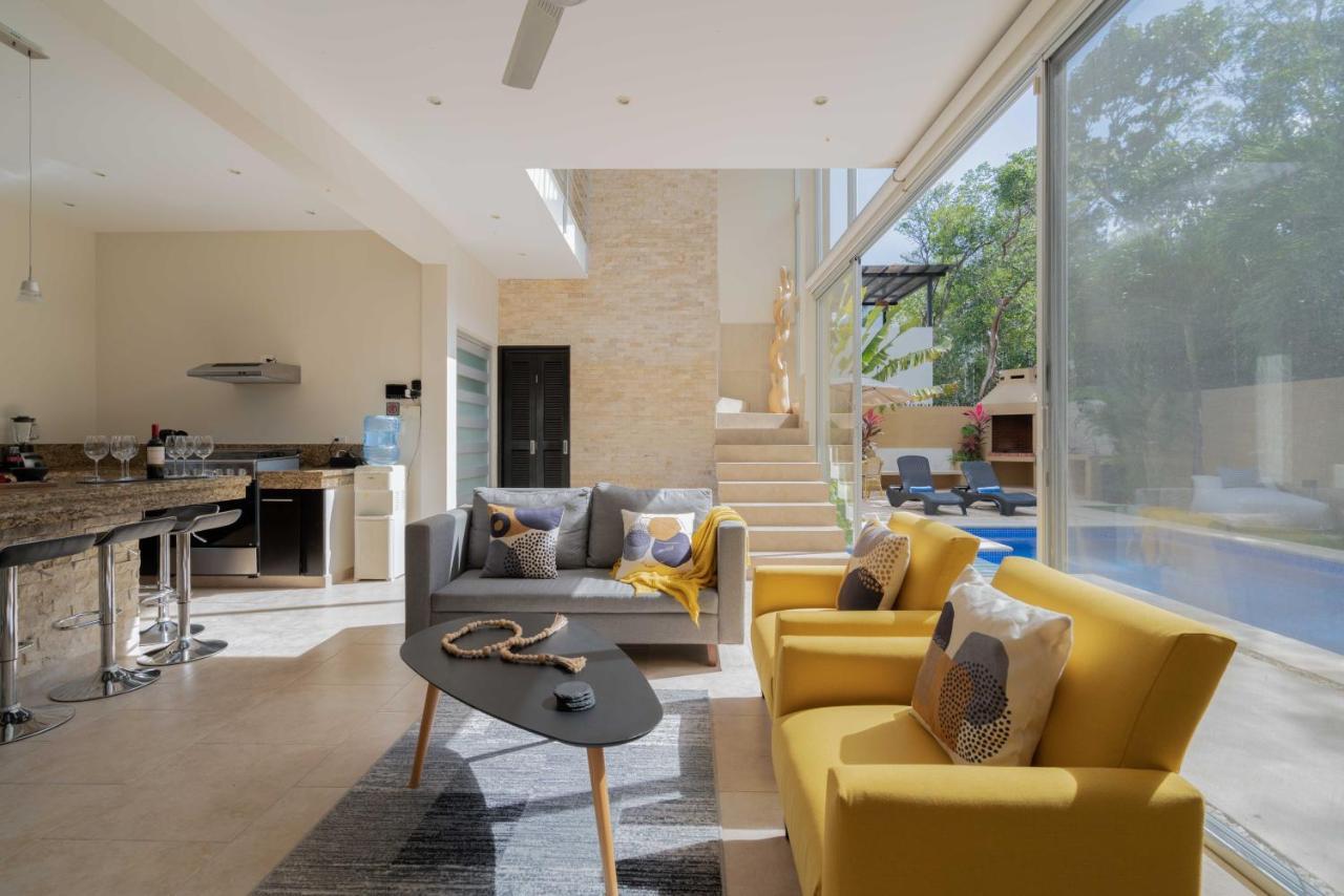 Tulum Private Modern Villa-Pool Beds-Ac-Internet-Parking-Grill Экстерьер фото